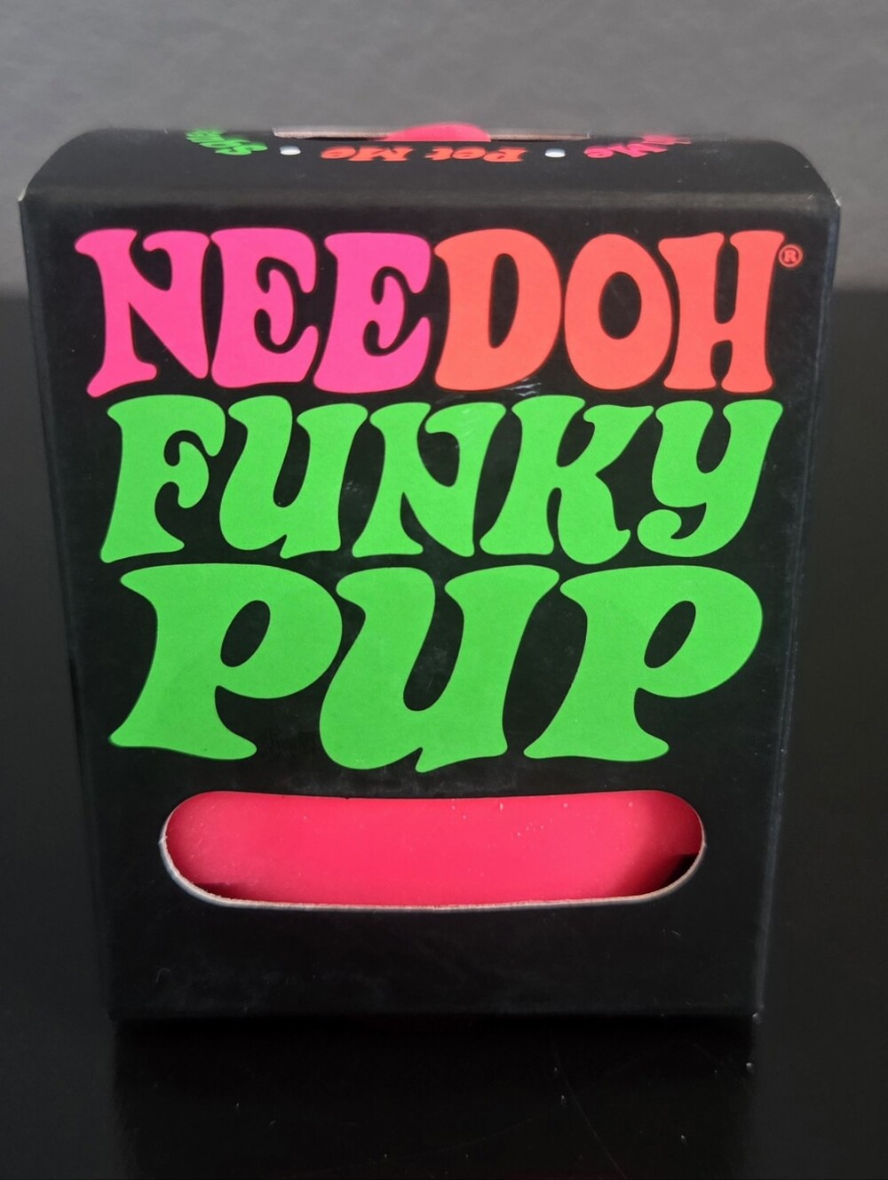 *BRAND NEW* Schylling Neon Pink NeeDoh Funky Pup Gel Toy